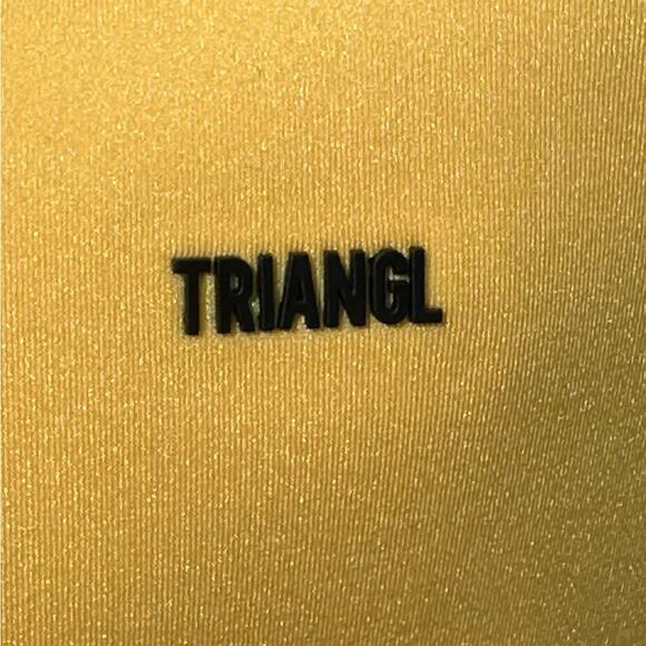TRIANGL Yellow Neoprene Clutch